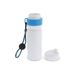 Bidon de sport avec bord et cordon 750ml