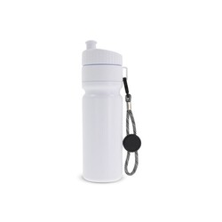 Bidon de sport avec bord et cordon 750ml