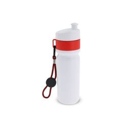 Bidon de sport avec bord et cordon 750ml