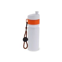Bidon de sport avec bord et cordon 750ml
