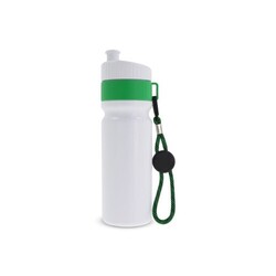 Bidon de sport avec bord et cordon 750ml