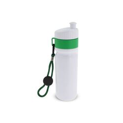 Bidon de sport avec bord et cordon 750ml