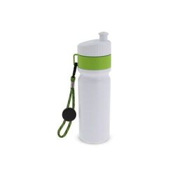 Bidon de sport avec bord et cordon 750ml