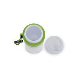 Bidon de sport avec bord et cordon 750ml