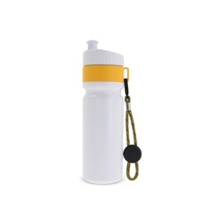 Bidon de sport avec bord et cordon 750ml