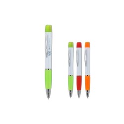 Stylo bille Hawaii avec surligneur tricolore