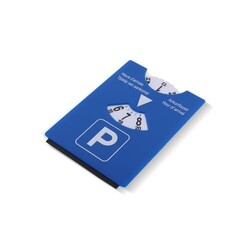 Disque de stationnement grattoir  de glace bleu - vert