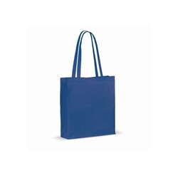 Sac en coton recyclé avec soufflet 140g/m² 38x10x42cm
