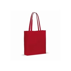 Sac en coton recyclé avec soufflet 140g/m² 38x10x42cm