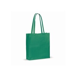 Sac en coton recyclé avec soufflet 140g/m² 38x10x42cm