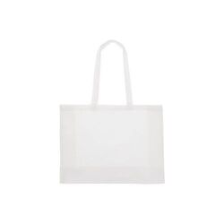 Recycled cotton bag with gusset 140g/m² 49x14x37cm