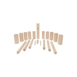 Jeu Kubb en bois en pochette