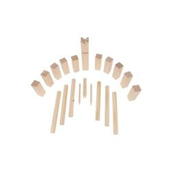 Jeu Kubb en bois en pochette