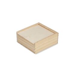 Set Tic Tac Toe dans une boîte en bois