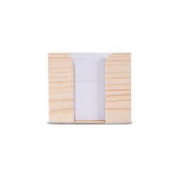 Boite cube papier bois, avec papier recyclé 10x10x8.5cm