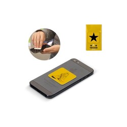 Lingette microfibre adhésive avec traitement anti-bactérien 35x35mm