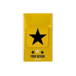 Lingette microfibre adhésive avec traitement anti-bactérien 35x35mm