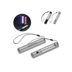 Lampe torche alu 5 + 8 LED avec aimant