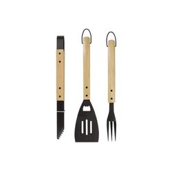 Set barbecue avec manche bois