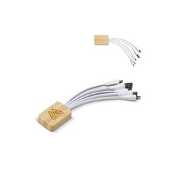 Câble de recharge bambou et R-PET