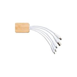 Câble de recharge bambou et R-PET