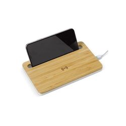 Chargeur sans fil en bambou 5W