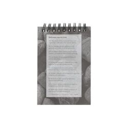 Carnet reporter en papier de roche