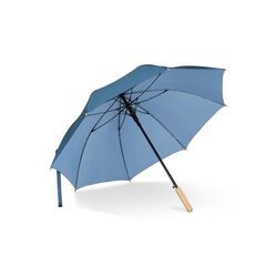 Parapluie bâton 25” en R-PET. Poignée droite, ouverture automatique