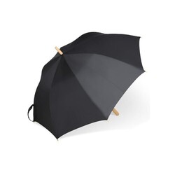 Parapluie bâton 25” en R-PET. Poignée droite, ouverture automatique