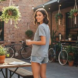 T-Shirt femme coton bio 170g LUCIENNE