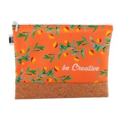 Trousse de maquillage personnalisée CreaBeauty Cork L RPET