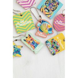 porte-clés sur mesure CreaFob Wood