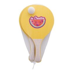 Jeu tennis de plage personnalisé CreaShot