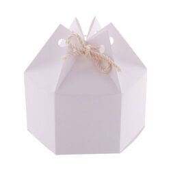 Boîte cadeau hexagonale CreaBox HexaCord M