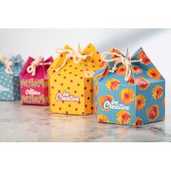 Boîte cadeau hexagonale CreaBox HexaCord M