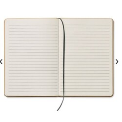 Carnet RECYCLE A5 élastique Noir