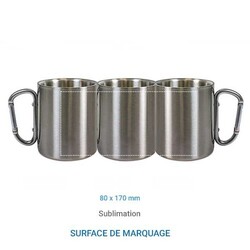 Mug INOX Mousqueton - 325 ml