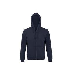 Sweat à capuche zippé NATHAN - France Bleu Marine XL