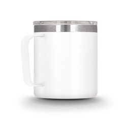 MUG ISOTHERME DOUBLE PAROI INOX AVEC COUVERCLE