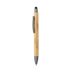 ZOLA. Stylo bille en bambou avec finitions mattes