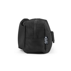 DELFOS POUCH. Sac de taille en 300D polyester recyclé et 600D polyester recyclé avec éléments réfléchissants