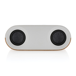 Enceinte 10W en plastique recyclé RCS et liège Oregon