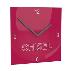 Horae Horloge murale Premium Carré (240 mm). Aiguilles Noir