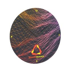 Horae Horloge murale Rond (Ø 240 mm). Aiguilles Argent