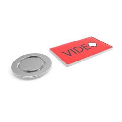 Pin Métal Magnet Rectangle (30x18 mm)