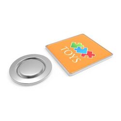 Pin Métal Magnet Carré (22 mm)