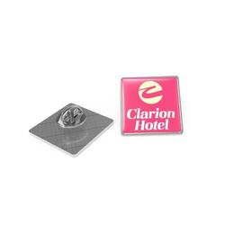 Pin Métal Carré (22 mm)