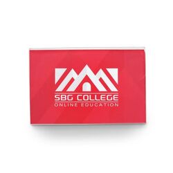 Badge Transparent 85x55mm, épingle