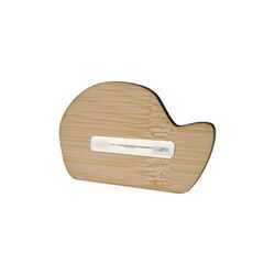 Badge Bamboo DYO (sur-mesure), Magnet, Gravure laser