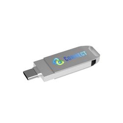 Clé USB Dual Twister-C 3.0, 128 GB Premium
